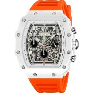 Activa Silver and Orange Men's INVICTA Watch MAKE OFFER!!!!